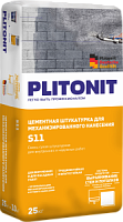 Штукатурка Plitonit цементная S11 25кг — купить штукатурка
