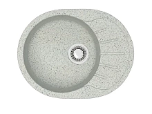 Мойка Azario Light искуствен.мрамор 575х440х215 серый светлый (79923)