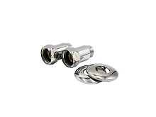 Соединение прямое 1" 3/4" вн/нар для полотенцесушителя с отражателем (534086)