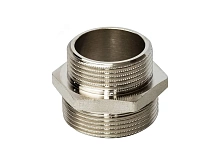 Ниппель-переходник Stout 1" 1/2х1" 1/4 НН никель SFT-0004-112114