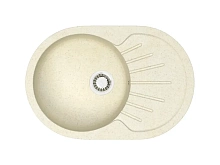 Мойка Azario Flora искуствен.мрамор 750х505х210 бежевый (79912)