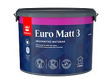 Купить Краска В/Д Тиккурила Еuro Matt-3 А интерьерная глубоко-матовая 9л (3997)