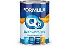 Купить Эмаль ПФ-115 Formula Q8 красно-коричневая 0,9кг