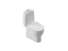 Компакт Бест Люкс Комфорт + арматура + сиденье с микролифтом WC.CC/Best/2-DM/WHT.G/S1 (8320)
