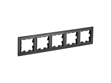 Рамка Brite 5 пост Черный BR-M52-K02