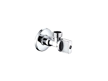 Кран угловой с отражателем Iddis 1/2:3/4 шаровый латунь 910B0P1B4CZ