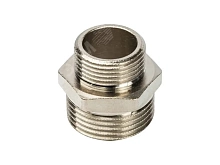 Ниппель-переходник Stout 1х3/4" НН никель SFT-0004-000134