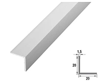 Профиль уголок 20*20*1,5 Уп 06-27.2700.501л — купить напольное покрытие