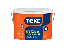 Купить Краска В/Д ТЕКС VVA фасадная и интерьерная 13кг/8,4л (7366)