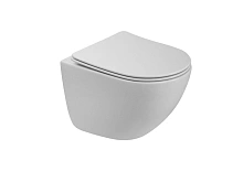 Унитаз Belbagno Amanda-Tor подвесной безободковый BB051CH-Tor-FC + сидение с микролифтом BB051SC