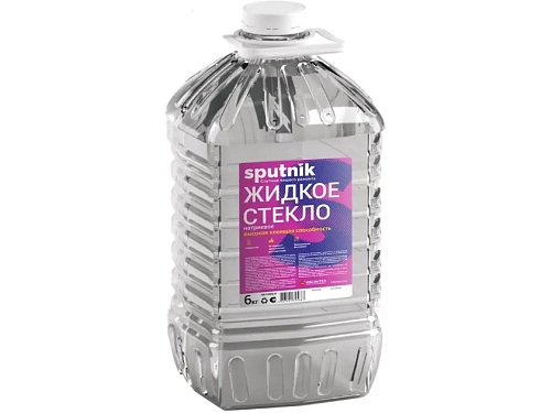 Жидкое стекло 6кг СПУТНИК — купить жидкое стекло