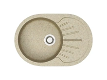 Мойка Azario Flora искуствен.мрамор 730х450х210 песочный (79915)