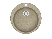 Мойка Azario Vital искуствен.мрамор 507х507х200 песочный (78347)