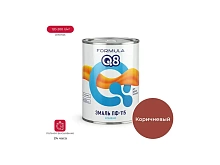 Купить Эмаль ПФ-115 Formula Q8 коричневая 0,9кг