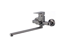 Смеситель Olives Gun Metal Navarra для ванны с длинным изливом 25221NRGM