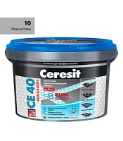Затирка плиточная Ceresit 2кг №10 Манхеттен СЕ40/2 — купить затирка
