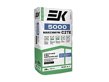 Клей плиточный ЕК 5000 для крупноф. и тяжелых плит Максимум С2ТЕ армированный 25кг(60шт/под) — купить клей строительный