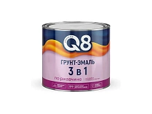 Купить Эмаль по ржавчине Formula Q8 3в1 1,8кг красно-коричневая