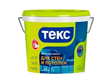 Купить Краска В/Д ТЕКС латексная для стен и потолков  7кг (3533)