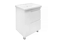 Тумба-умывальник Azario Kantri-60/2Н напольная CS00097250 + раковина Фостер-60 (97250)