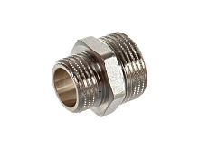 Ниппель-переходник Stout 1/2х3/4" НН никель SFT-0004-003412