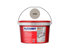 Затирка плиточная Plitonit Colorit Premium серый 2кг — купить затирка