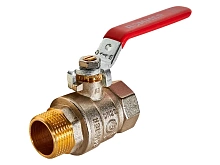 Кран шаровый Rommer 1/2 вр/нр ручка рычаг RBV-0002-2110315/2210315