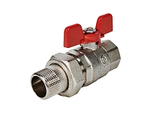 Кран шаровый Stout 3/4" вр/нр полнопроходной с американкой бабочка SVB-1007-200020