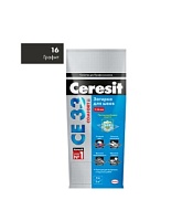 Затирка плиточная Ceresit 2кг №16 графит СЕ33/2 — купить затирка