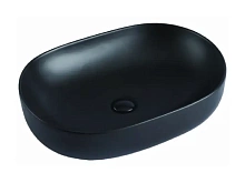 Раковина Azario накладная 600х415х135 черный матовый AZ-78326MB (78144)