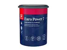 Купить Краска В/Д Тиккурила Euro Power-7 А интер.стойкая к мытью матовая 0,9л (0040)