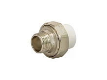 Муфта РР-R 25х1 с НР комбинированная разъемная
