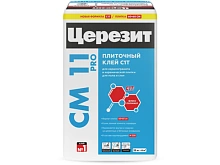Клей для плитки Церезит СМ11 25кг Pro (48шт/п) — купить клей строительный