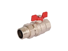 Кран шаровый Stout 1" 1/4" вр/нр полнопроходной с американкой бабочка SVB-1007-000032