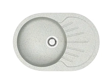Мойка Azario Flora искуствен.мрамор 750х505х210 серый светлый (79916)