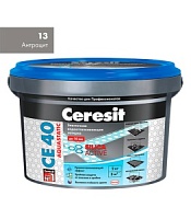 Затирка плиточная Ceresit 2кг №13 Антрацит СЕ40/2 — купить затирка