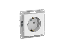 Розетка Atlas ATN000143 с з/к белый