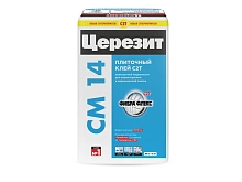 Клей для плитки и теплых полов Церезит СМ14 25кг Extra (48шт/п) — купить клей строительный