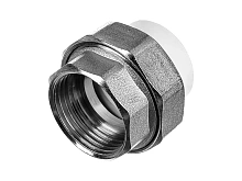 Муфта РР-R 25х1 с ВР комбинированная разъемная