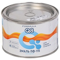 Купить Эмаль ПФ-115 Formula Q8 зеленая 0,4кг