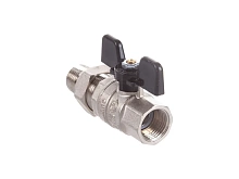 Кран шаровый Stout 1/2" вр/вр полнопроходной бабочка SVB-0002-200015