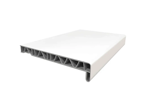 Подоконник пластиковый 550мм белый ХЛЫСТ — купить подоконники Подоконник пластиковый 550мм белый ХЛЫСТ — купить подоконники