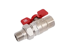 Кран шаровый Stout 1/2" вр/нр полнопроходной с американкой бабочка SVB-1007-200015